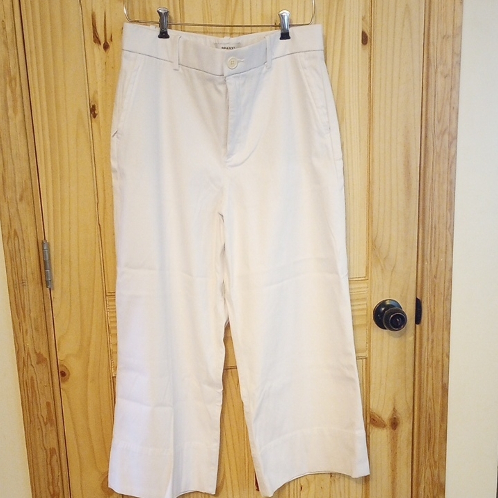 SPANX Classic White Wide Leg Pants